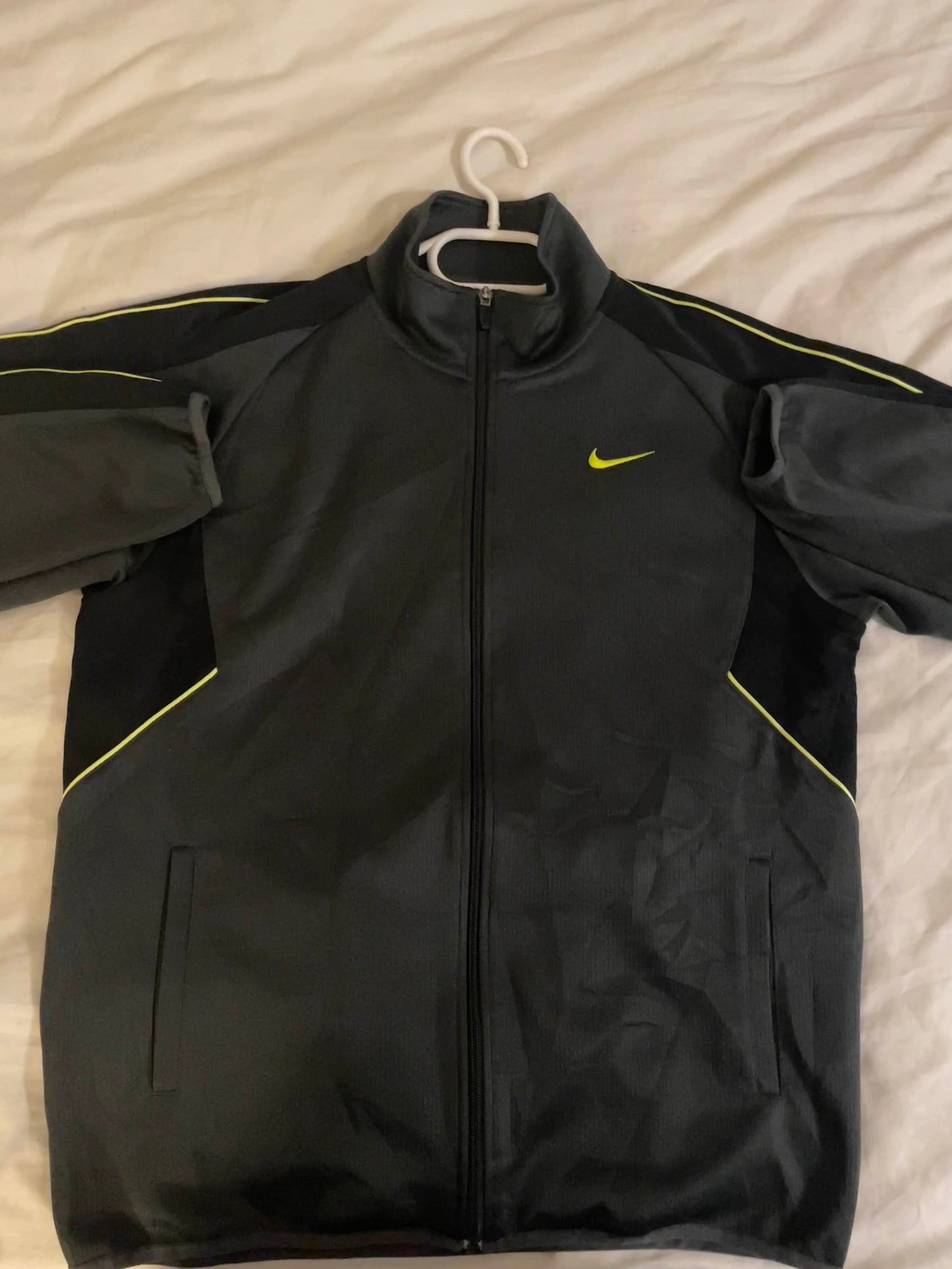 Nike Vintage Grey Neon Track Jacket