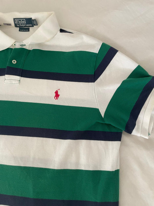 Vintage Striped Polo Ralph Lauren Polo Short